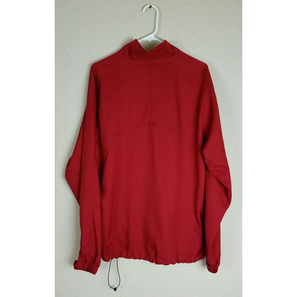 MENS/Nike Dri Fit/Lt Wt Jacket/Size L/Red & White - Picture 2 of 7